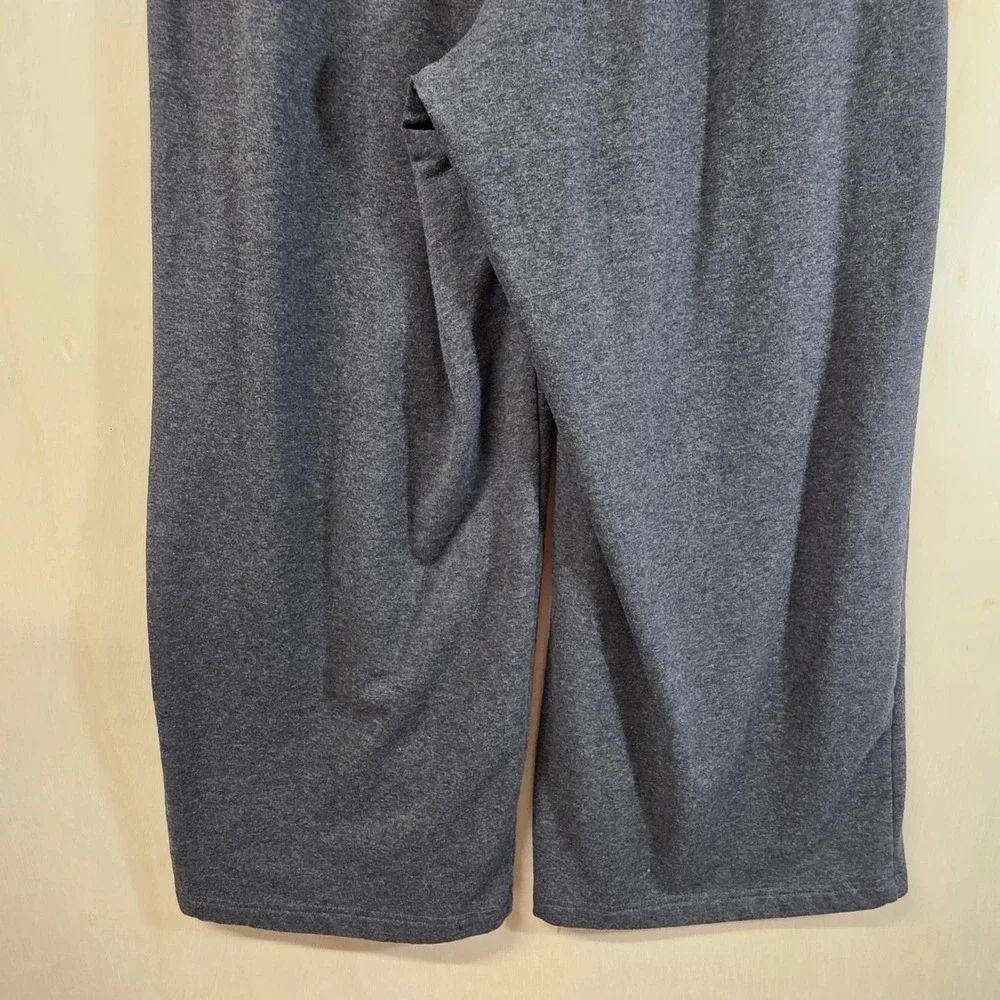 Torrid Charcoal Gray Wide‎ Leg Crop Knit Pants Womens Size 1 US 1X 14-16